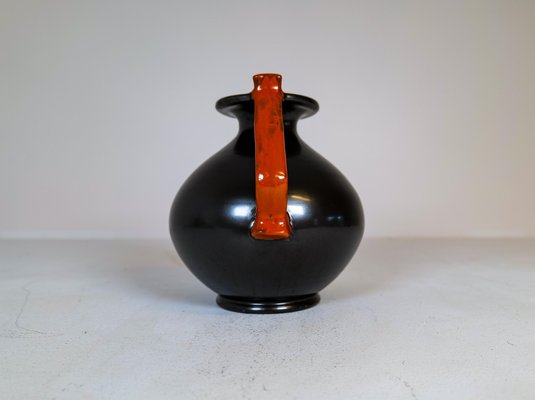 Art Deco Ceramic Globe Vase from Upsala Ekeby, Sweden, 1930s-UYK-1371216