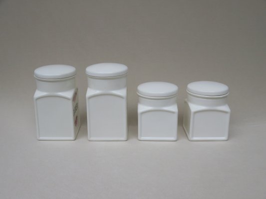 Art Deco Ceramic Jars from Max Roesler, Set of 4-EY-594463