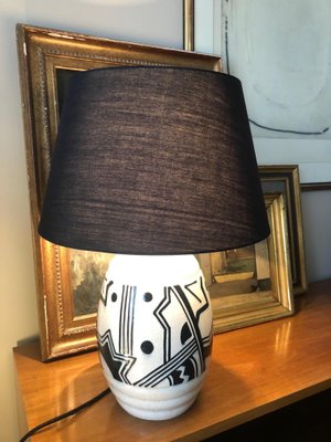 Art Deco Ceramic Lamp-AVC-1010399