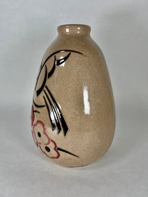 Art Deco Ceramic Lamp from Simone Larrieu, 1930s-HFR-1431736