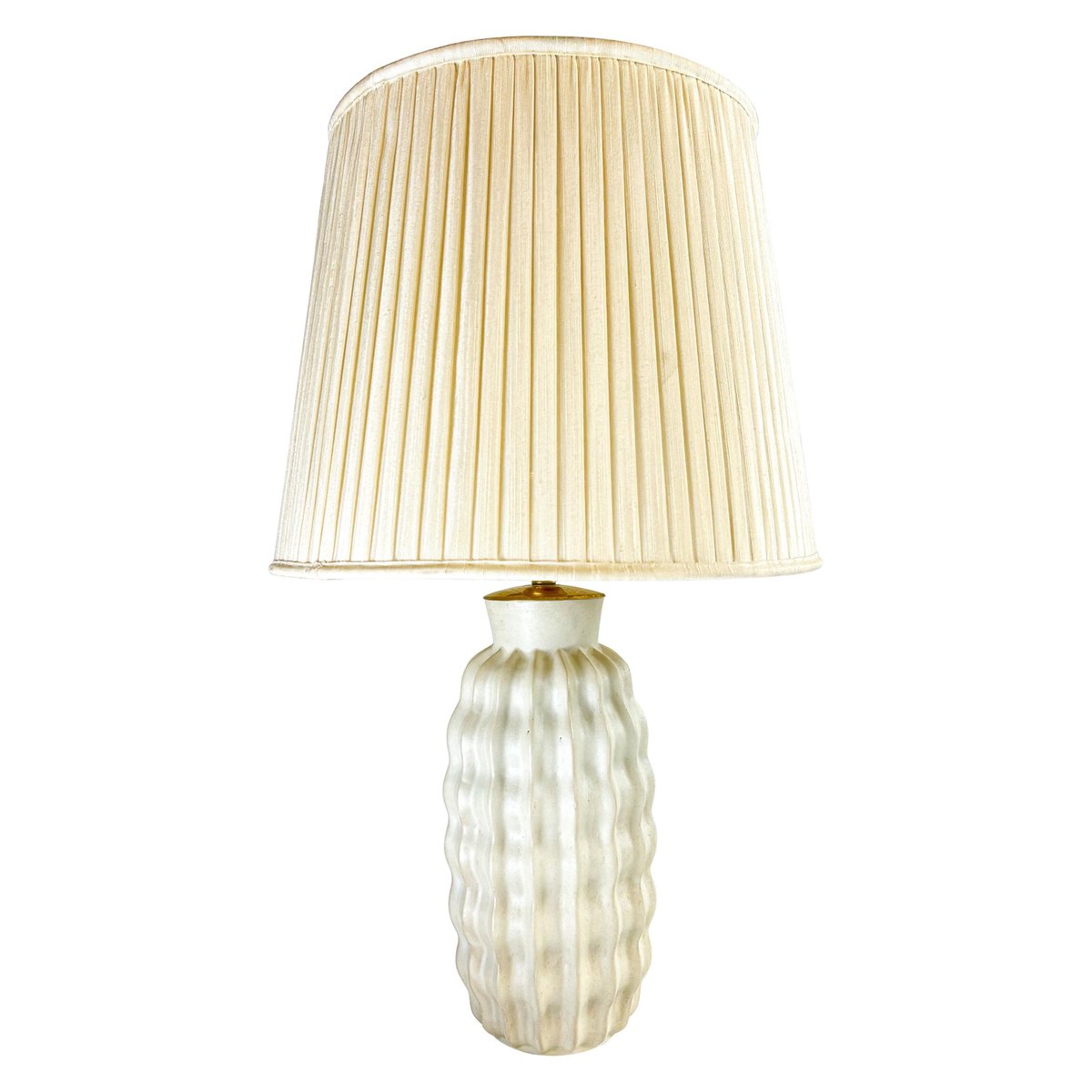 Art Deco Ceramic Organic Table Lamp from Upsala Ekeby, Sweden