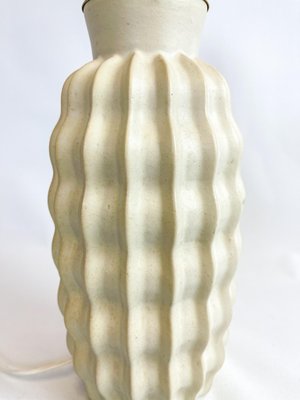 Art Deco Ceramic Organic Table Lamp from Upsala Ekeby, Sweden-UYK-859053