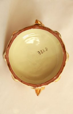 Art Deco Ceramic Oro Candle Holder, 1940s-HUY-823857