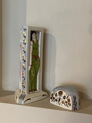 Art Deco Ceramic Sculpture-LKT-1122026