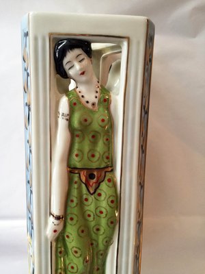 Art Deco Ceramic Sculpture-LKT-1122026