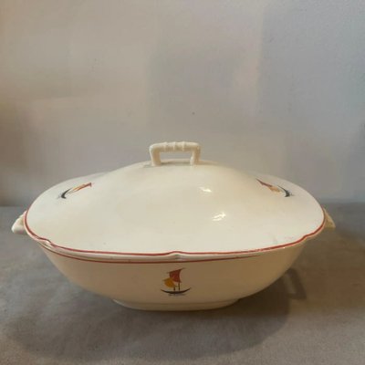 Art Deco Ceramic Soup Tureen by Gio Ponti for S.C. Richard, 1935s-NMK-1795492