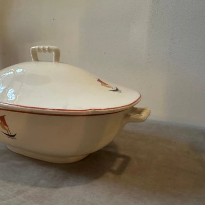 Art Deco Ceramic Soup Tureen by Gio Ponti for S.C. Richard, 1935s-NMK-1795492