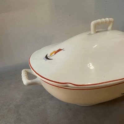 Art Deco Ceramic Soup Tureen by Gio Ponti for S.C. Richard, 1935s-NMK-1795492