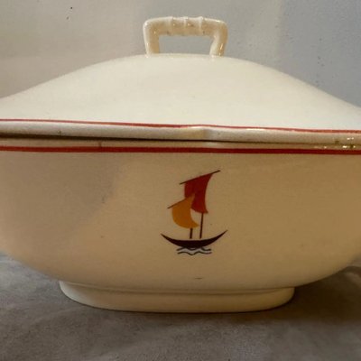 Art Deco Ceramic Soup Tureen by Gio Ponti for S.C. Richard, 1935s-NMK-1795492