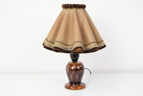 Art Deco Ceramic Table Lamp, 1930s-TZ-1317956