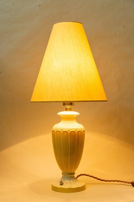 Art Deco Ceramic Table Lamp, Vienna, Austria, 1920s-SPD-1410781