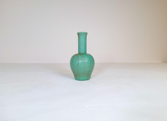 Art Deco Ceramic Vase by Ewald Dahlskog for Bo Fajans, Sweden, 1937-UYK-1181649