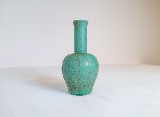 Art Deco Ceramic Vase by Ewald Dahlskog for Bo Fajans, Sweden, 1937-UYK-1181649