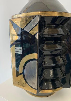 Art Deco Ceramic Vase by Robert Lallemant, France, 1940s-FGA-990919