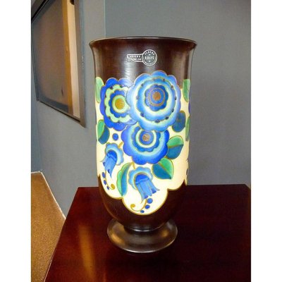 Art Deco Ceramic Vase from Keramis, 1930s-YGE-590350