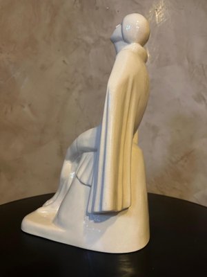 Art Deco Ceramic Woman by Louis Rivet, 1930-BFK-1804177