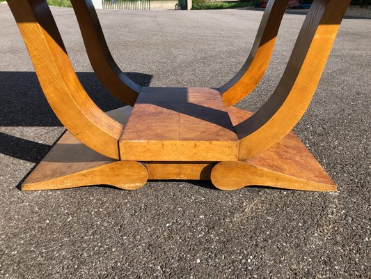 Art Deco Chairs and Table, 1930s, Set of 7-AVC-2019915