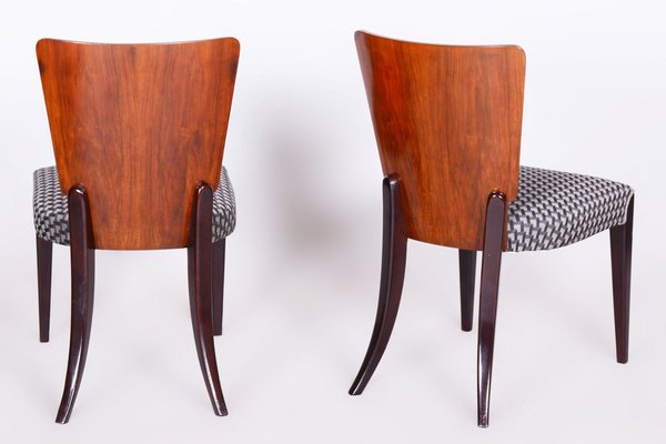 Art Deco Chairs in Beech attributed to Jindřich Halabala for Up Závody, Czechia, 1930s, Set of 4-WHY-1727697