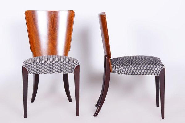 Art Deco Chairs in Beech attributed to Jindřich Halabala for Up Závody, Czechia, 1930s, Set of 4-WHY-1727697