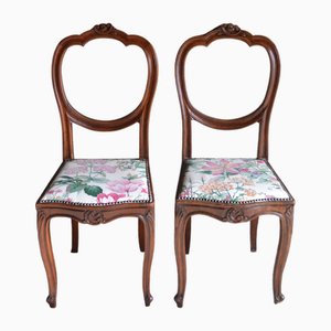 Art Deco Chairs in Mahogany, 1900s, Set of 2-GTG-1721231