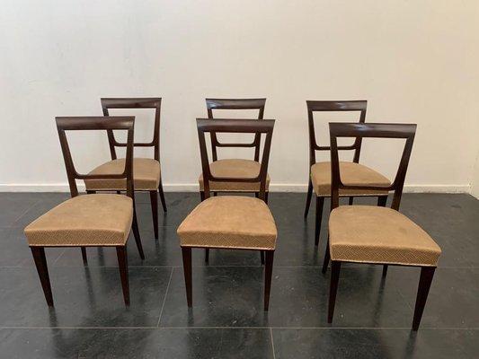 Art Deco Chairs in Rosewood, Set of 6-IJR-997693