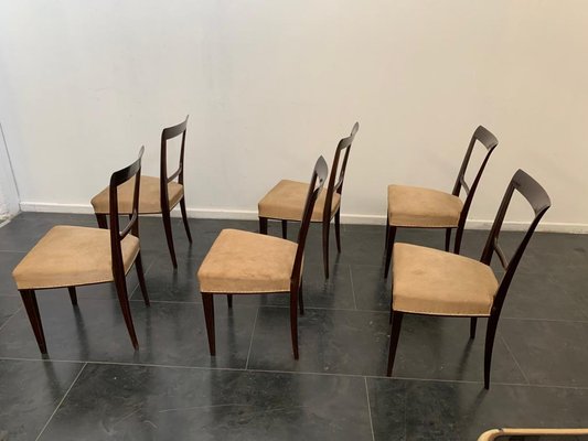 Art Deco Chairs in Rosewood, Set of 6-IJR-997693