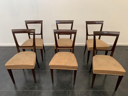 Art Deco Chairs in Rosewood, Set of 6-IJR-997693