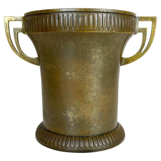 Art Deco Champagne Cooler in Copper and Brass, Sweden, 1930s