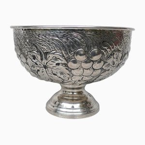 Art Deco Champagne Cooler with Wine Leaves and Grape Motif, 1930s-EY-1787879