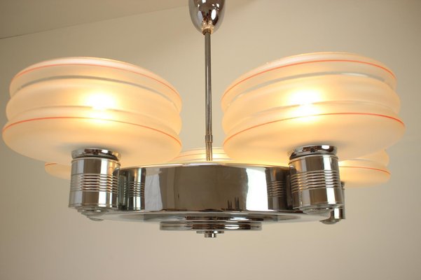 Art Deco Chandelier, 1930s-TZ-956599