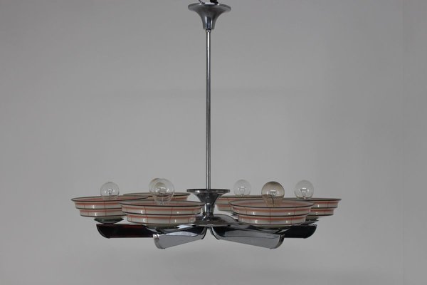 Art Deco Chandelier, 1930s-TZ-620689