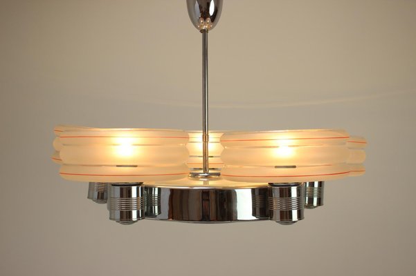 Art Deco Chandelier, 1930s-TZ-956599