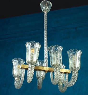 Art Deco Chandelier by Barovier & Toso-MBH-1260371