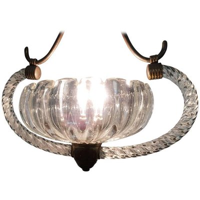 Art Deco Chandelier by Ercole Barovier, 1940s-MBH-1032215