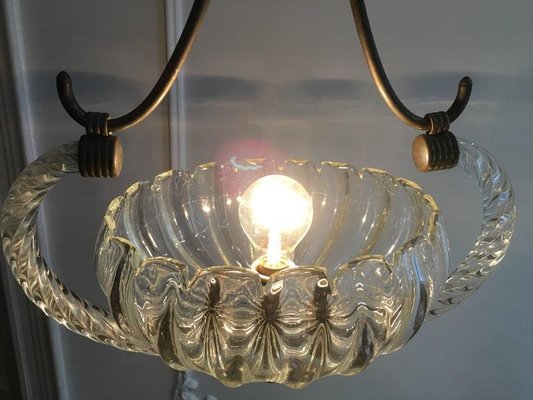 Art Deco Chandelier by Ercole Barovier, 1940s-MBH-1032215