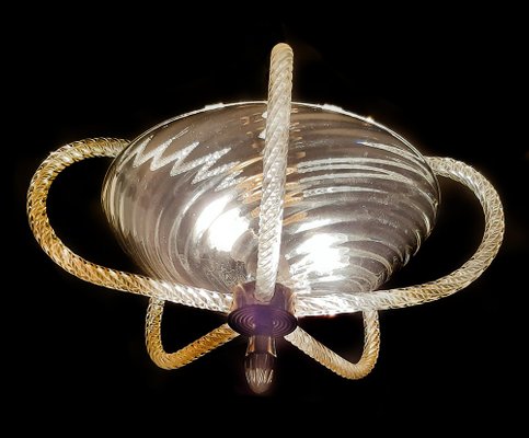 Art Deco Chandelier by Ercole Barovier, Murano, 1940-OVO-1235282