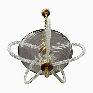 Art Deco Chandelier by Ercole Barovier, Murano, 1940-OVO-1235282