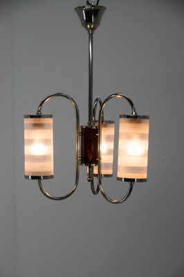 Art Deco Chandelier, Czechoslovakia, 1930s-TZ-1133254