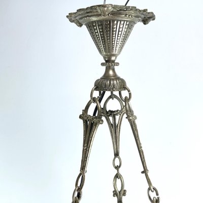 Art Deco Chandelier from Muller Frères, 1930s-JUZ-1783800