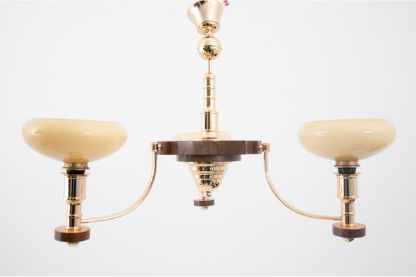 Art Deco Chandelier, Poland, 1960s-BXB-1421422