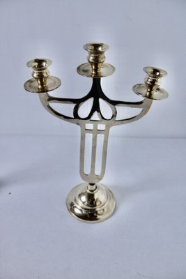 Art-Déco Chandeliers in Brass, Denmark, 1930s, Set of 2-HFR-1772515