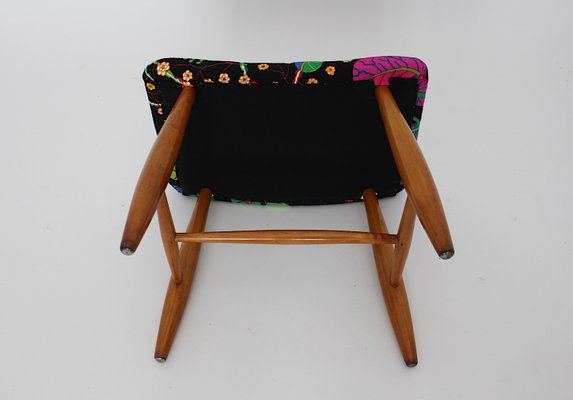 Art Deco Cherry Stool by Josef Frank for Haus & Garten Vienna, 1920s-NB-585623