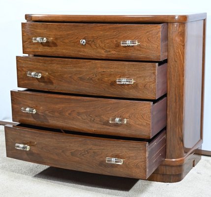 Art Deco Chest of Drawers in Rosewood, 1930s-RVK-1735223