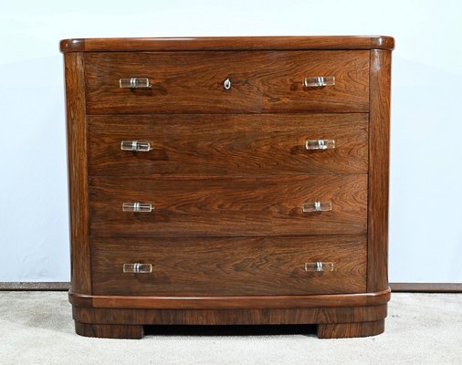 Art Deco Chest of Drawers in Rosewood, 1930s-RVK-1735223