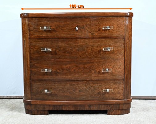 Art Deco Chest of Drawers in Rosewood, 1930s-RVK-1735223