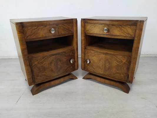 Art Deco Chevets Nightstands, Set of 2-EAD-1363711