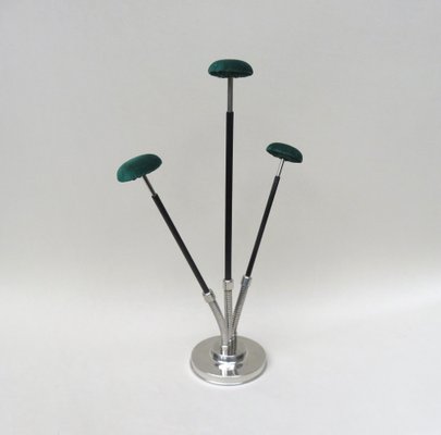 Art Deco Chrome 3-Fold Hat Stand-EY-975025