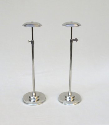 Art Deco Chrome Hatstands, Set of 2-EY-1029743