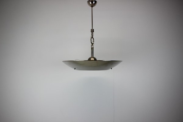 Art Deco Chrome Pendant Light attributed to Designer Franta Anyz, Czechoslovakia, 1930s-TZ-1778200