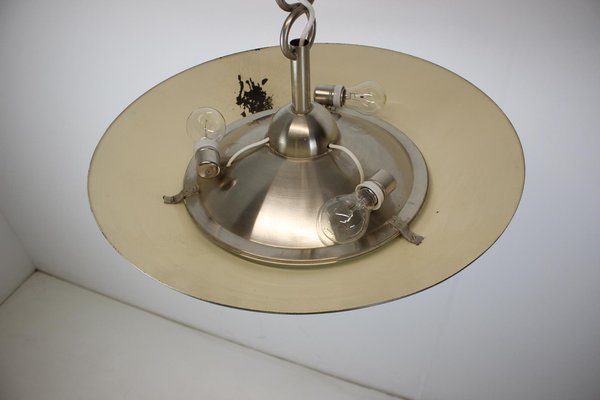 Art Deco Chrome Pendant Light attributed to Designer Franta Anyz, Czechoslovakia, 1930s-TZ-1778200